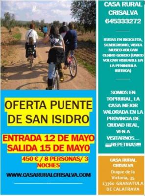 CASAS RURALES EN CIUDAD REAL. CRISALVA, TURISMO RURAL